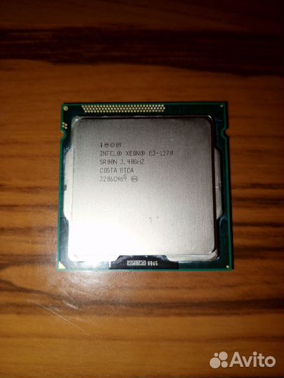Intel xeon E3-1270