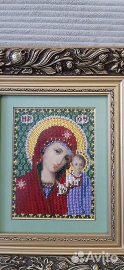Иконы вышитые чешским бисером