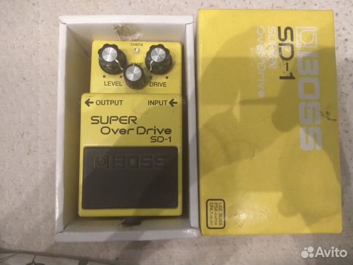 Boss super Over Drive SD-1