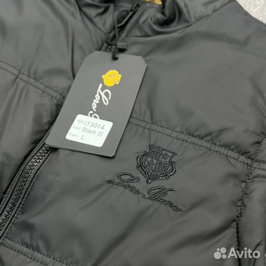 Жилетка Loro Piana мужская черная L-4XL