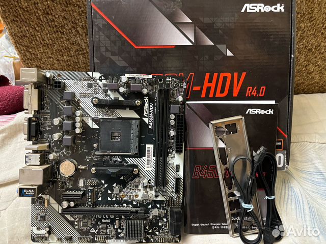 Системная Плата AM4 ASRock B450M-HDV купить в Иваново | Электроника | Авито