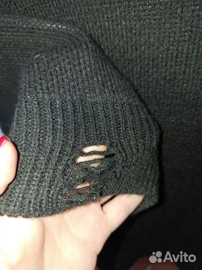 Джемпер с рваными краями 42-48