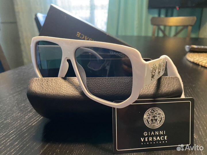 Очки versace белые, полный комплект