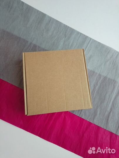 Коробка из микрогофры 12*12*4 см