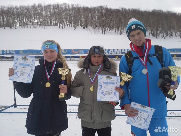 Биатлон, лыжные гонки