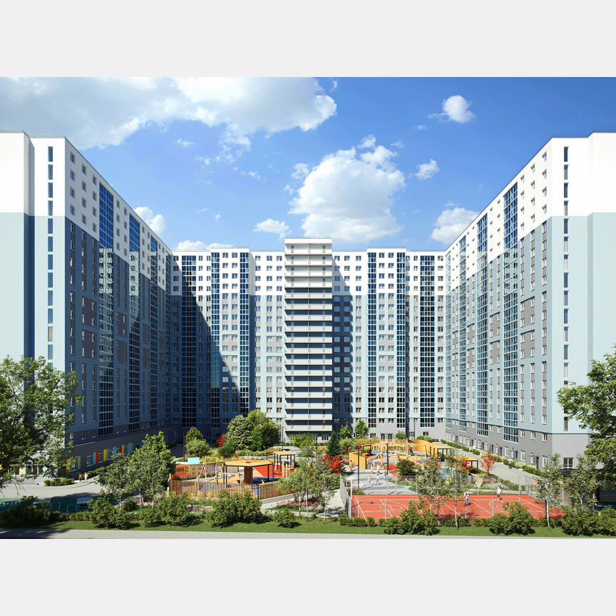 2-к. квартира, 64,9 м², 15/19 эт.