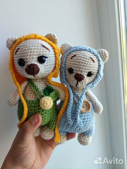 Вязаный мишка
