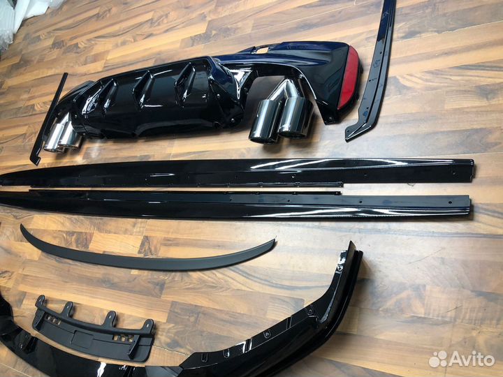 Обвес для BMW G30 диффузор / губа / насадки