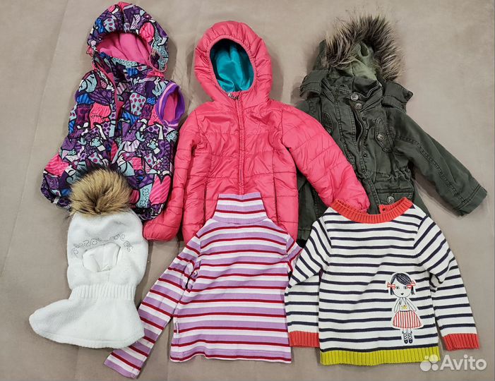 Огромный пакет вещей для девочки 92-98