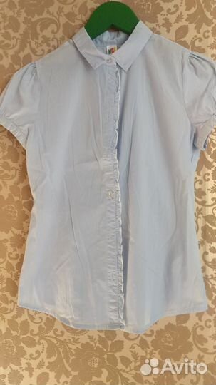 Блузка с коротким рукавом для девочки