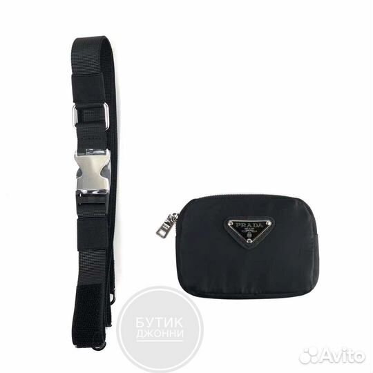 Поводок с сумкой для собак Prada