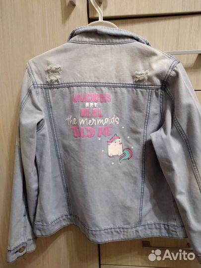 Джинсовая рубашка, джинсовая куртка