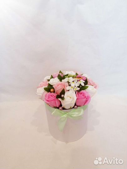 Букеты из мыльных роз