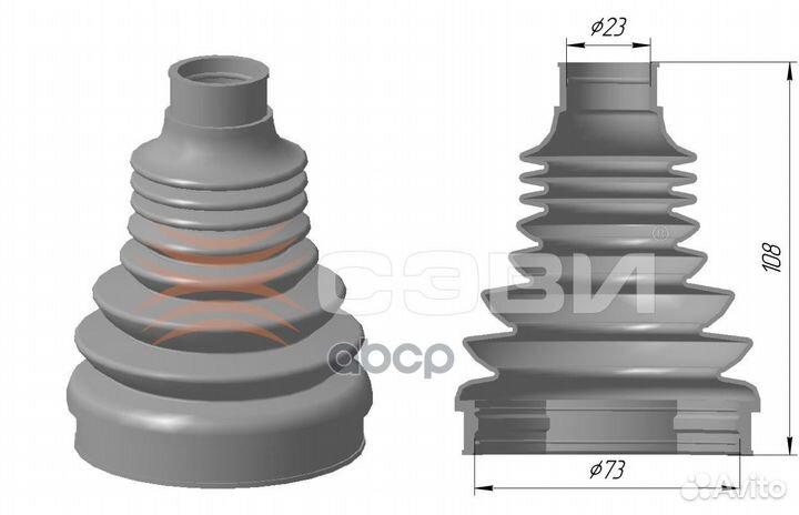 Пыльник шрус ваз 2180 LADA Vesta внутренний экс