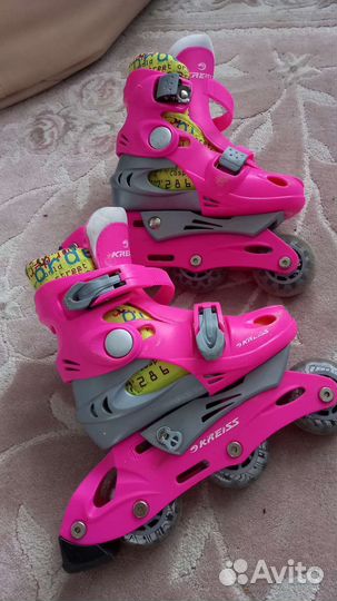 Ролики для девочки раздвижные