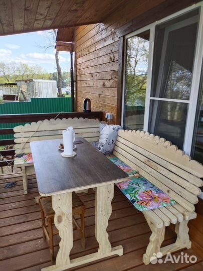 Столы, табуретки, лавки для сада и для кухни