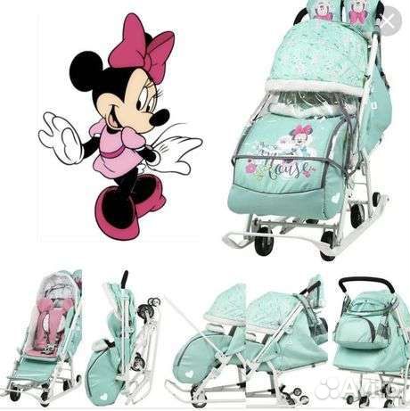 Детские санки коляска ника