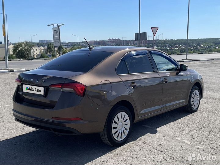 Skoda Rapid 1.6 AT, 2021, 77 492 км