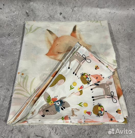 Детское постельное белье в детскую кроватку