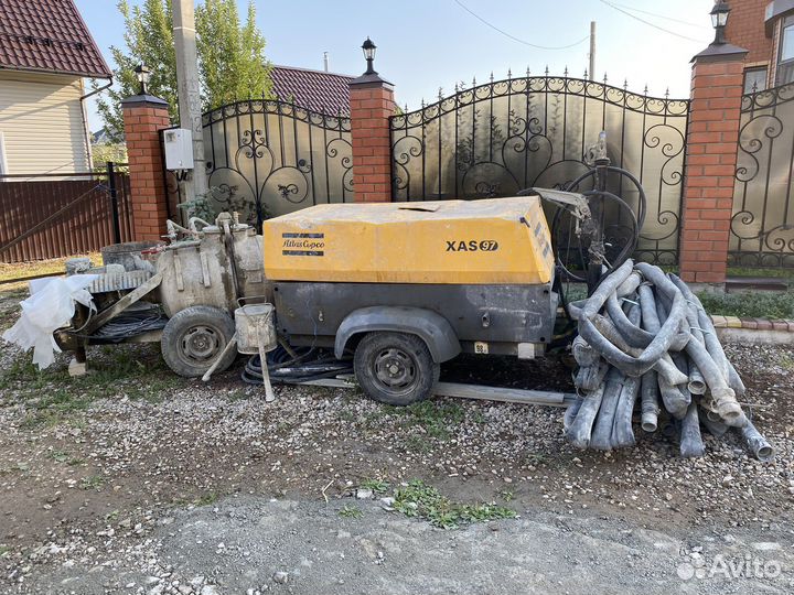 Компрессор Atlas Copco/Оборудование для стяжки