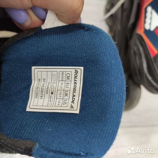 Роликовые коньки детские rollerblade