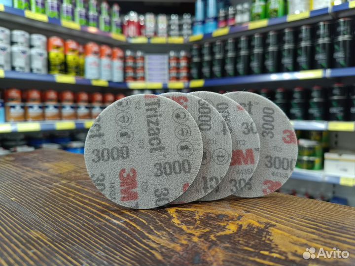 Круг 3M Trizact абразивный Р3000 (диаметр 75 мм)