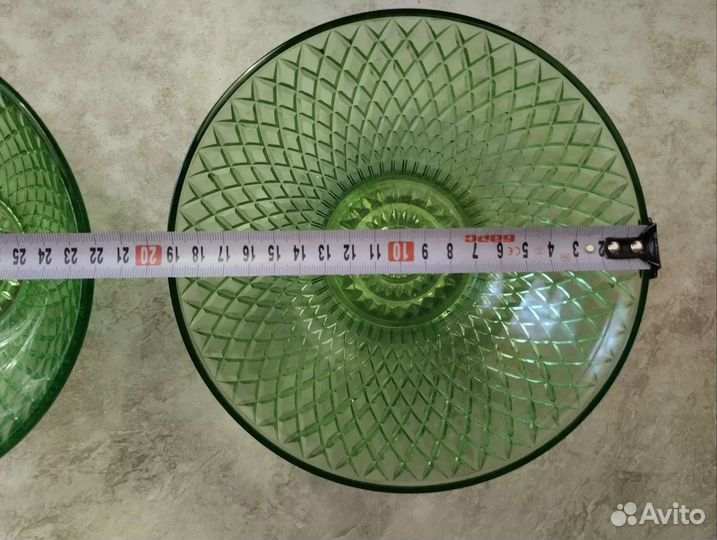 Посуда цветное стекло времен СССР