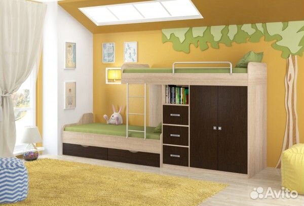Двухъярусная кровать Дельта - 18.04.02