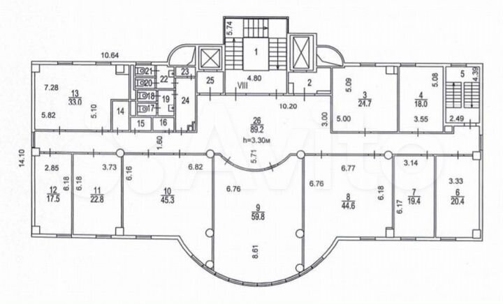Аренда здания 3835 м2 м. Крымская в юао