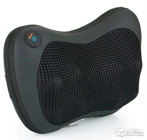 Массажная подушка с ик прогревом (8 роликов)