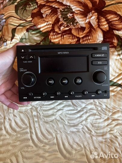 Родная магнитола на Nissan Almera Classic 2006