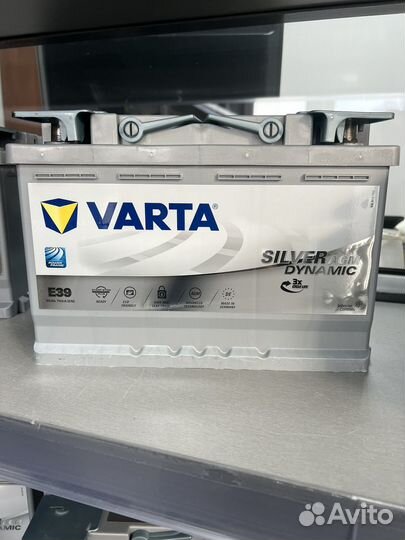 Аккумулятор varta silver AGM