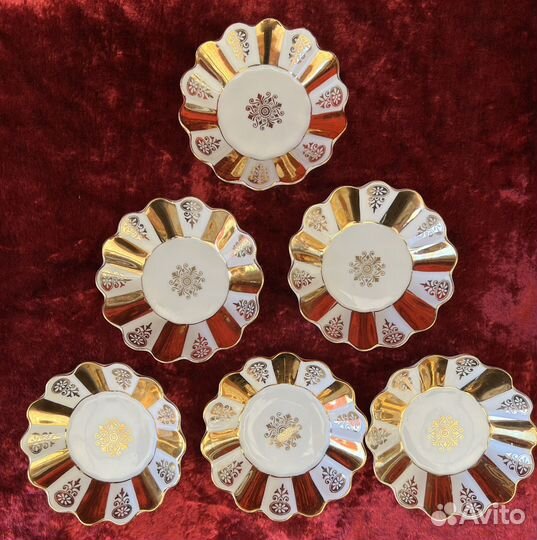 Розетки 6шт Чехословакия. 1980г