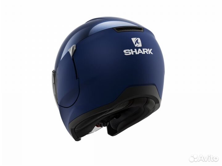 Мотошлем Shark citycruiser dual blank Blue 2023
