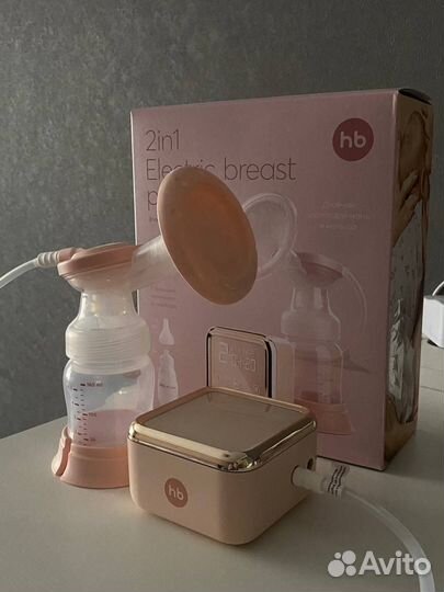 Молокоотсос электрический Happy Baby c аспиратором