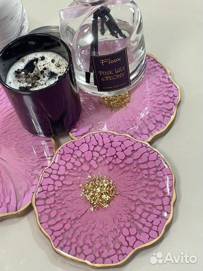 Набор плато из эпоксидной смолы