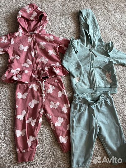 Вещи пакетом на девочку 74-80