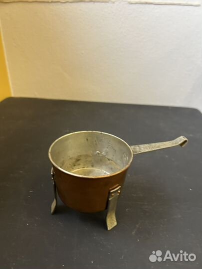 Медный ковшик, винтаж, Швеция
