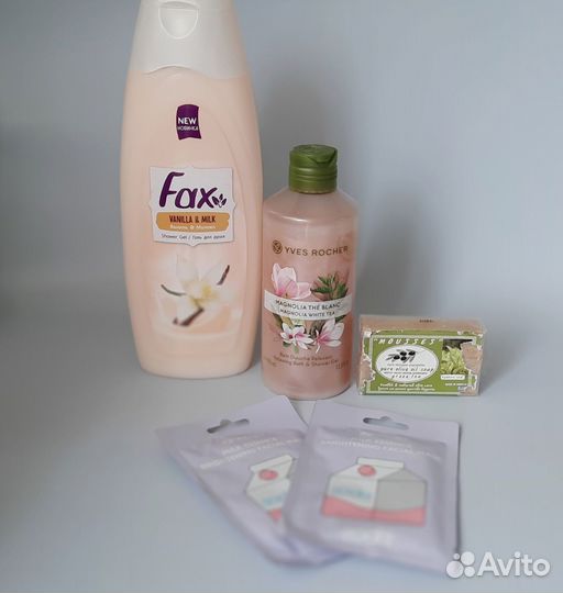 Гель для душа, косметика пакетом