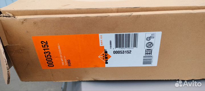 Радиатор охлаждения ford fiesta