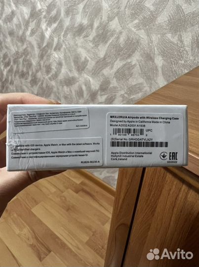 Наушники apple airpods 2