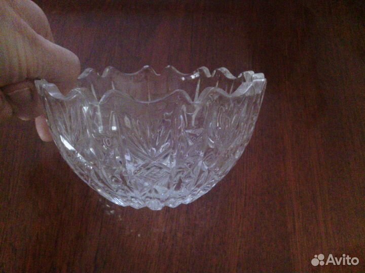 Салатник хрустальный