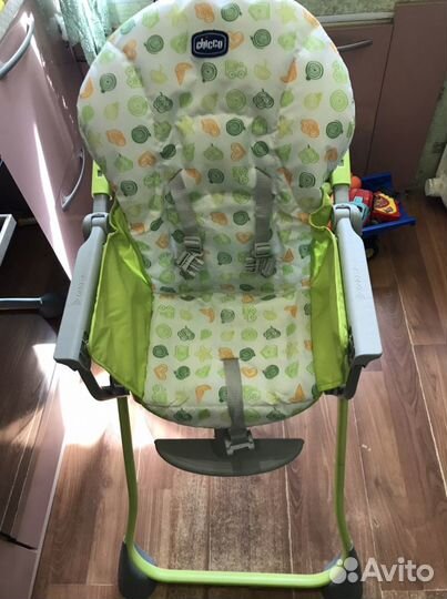 Стульчик для кормления Chicco Pocket Meal Green Ap