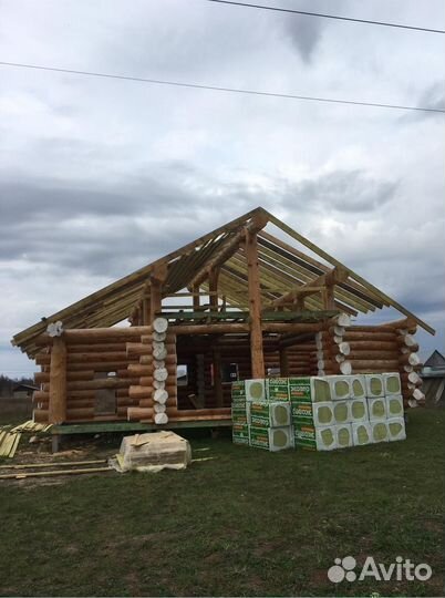 Сруб дома из сосны, кедра лиственницы, кело