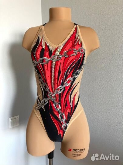 Огненный купальник синхронное плавание