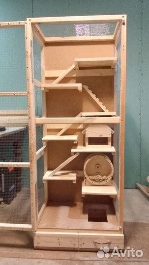 Новая большая клетка для шиншиллы. 1,2 м