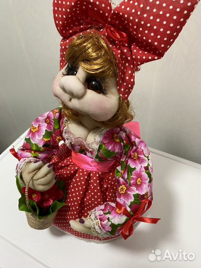 Кукла ручная садовница