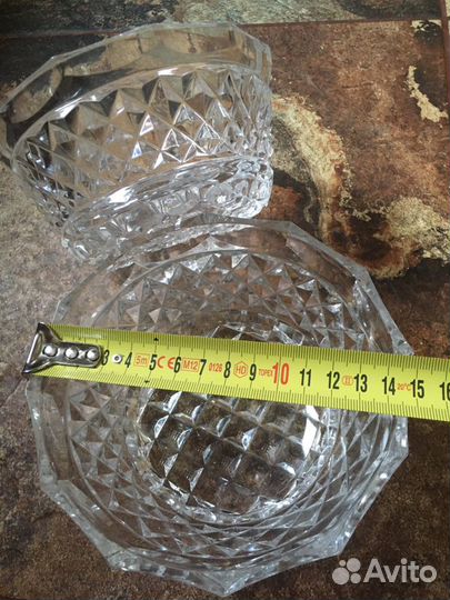 Хрустальные салатники вазы