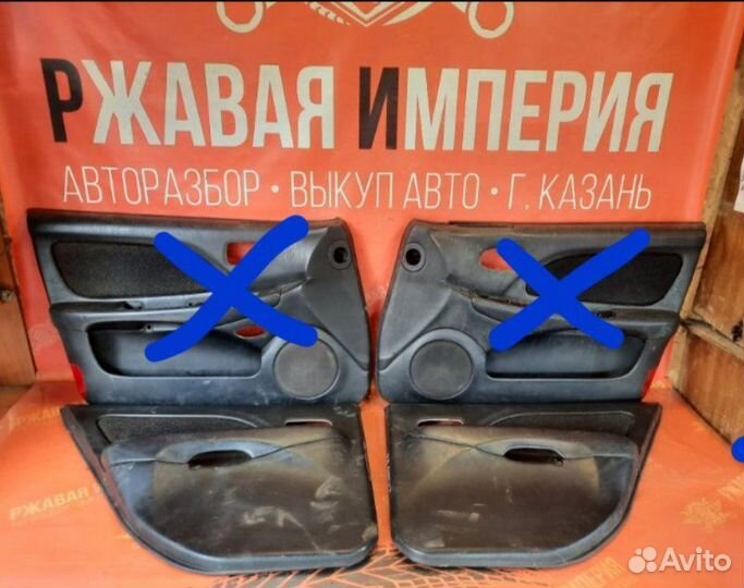 Дверная карта обшивка двери задняя Hyundai Sonata