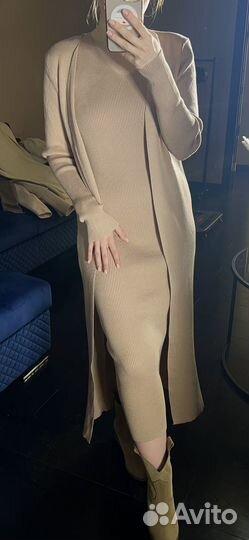 Комплект двойка платье с кардиганом новые